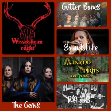 Absoluter Highlight beim 3 tägigen Rock Festival in Wisselsheim ist das schwedische Rock-Trio THE GEMS (bestehend aus drei Ex-Thundermother-Mitgliedern Sängerin Guernica Mancini, Schlagzeugerin Emlee Johansson und Gitarristin/Bassistin Mona Lindgren. Die Musikerinnen haben auf allen großen europäischen Festivals wie Wacken gespielt. Am Freitag startet SoundsLike mit dem gewohnten Frauenpower mit einer Kombination aus verrocktem Mainstream-Pop und Rock-Hymnen. Am Samstag folgen neben „The Gems“ 3 weitere Bands, angefangen mit The RATS, Autumn Spirits mit der einmaligen Besonderheit von klassischen HardRock/Metal mit Texten in hessischer Mundart, gefolgt von der Band Gutter Bones.