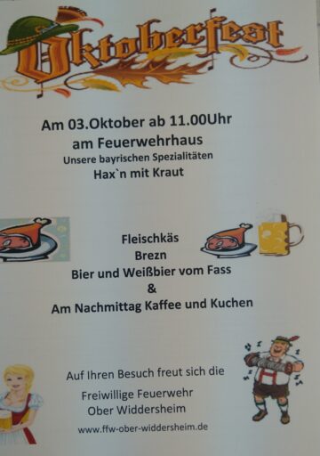 Oktoberfest Ober-Widdersheim