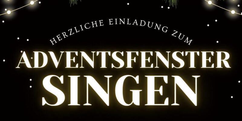 Usenborn Adventsfenster Singen 2025