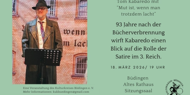 Tom Kabaredo in Büdingen