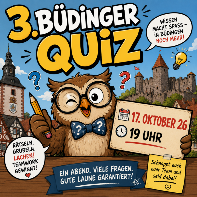 Hinweis auf den 3. Quizabend am 17.10.26