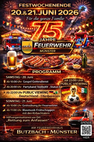 75 Jahre Freiwillige Feuerwehr Münster