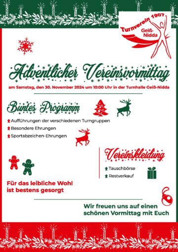 Vereinsvormittag des TV07 Geiß-Nidda