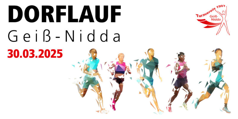 Einladung zum Dorflauf in Geiß-Nidda am 30. März 2025