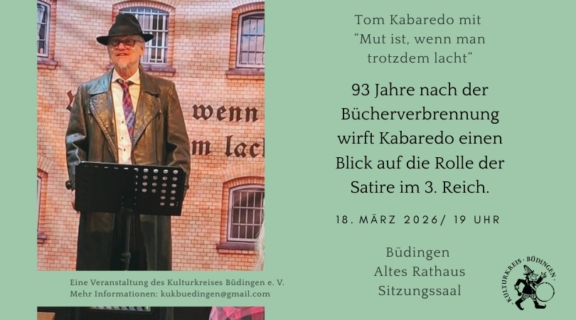 Tom Kabaredo in Büdingen